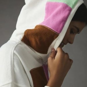Anthropologie Daily Practice Color Block Hoodie NWT XXS